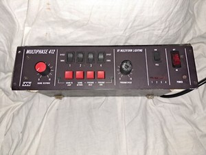 Multiform Multiphase 412 Chase Controller RARE!! 4 Channel Vintage W/ Audio!!!