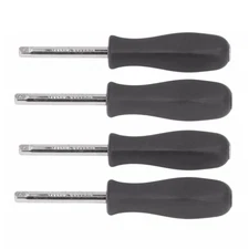 4 Pack 1/4" Socket Driver Handle Standard with internal 1/4" Female End Spinner