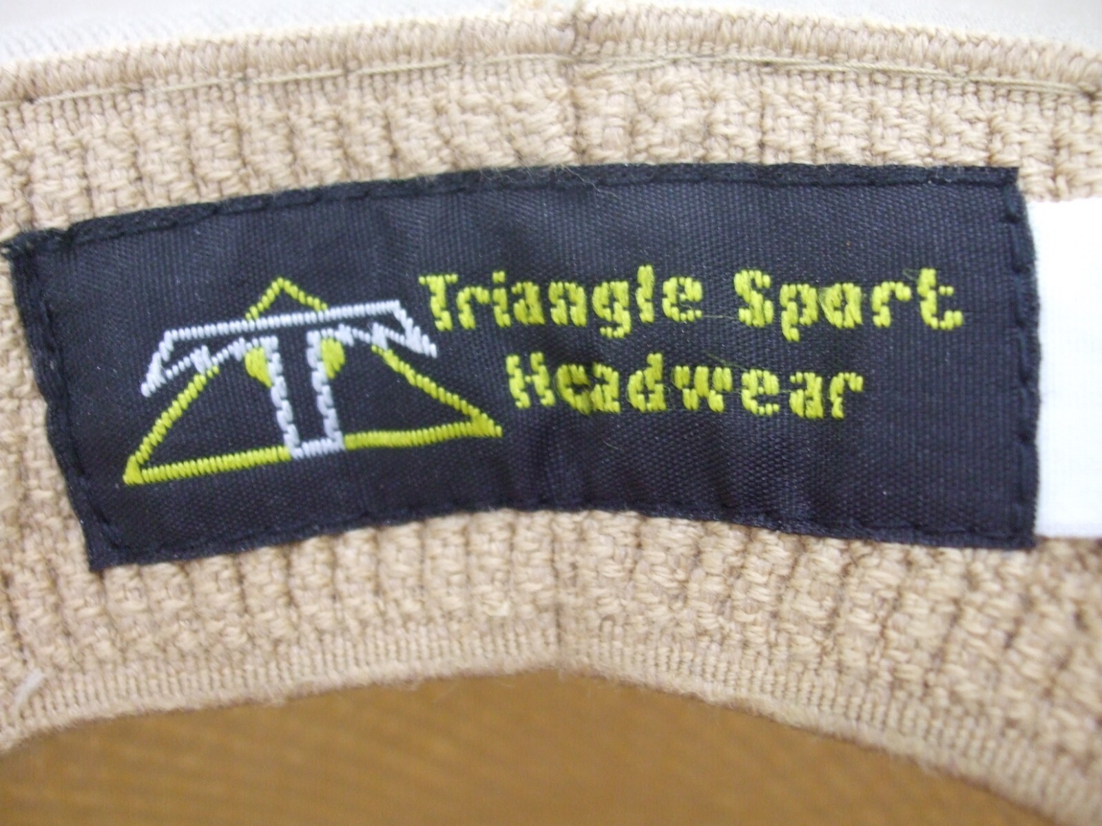 World Series Poker Mens 7 1/4" Tan Fedora Straw Hat Band Triangle Sport