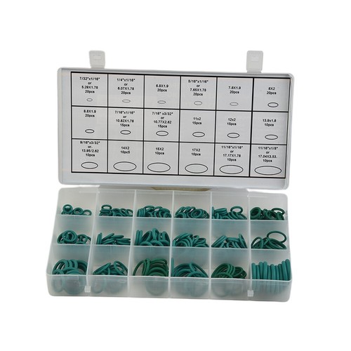 Complete Car Air Conditioning Repair Kit 270Pcs 18 Sizes O Rings