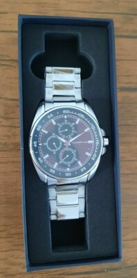 MORPHIC M92 Series Black Red MPH9205 47 Mm Day Date W Stainless