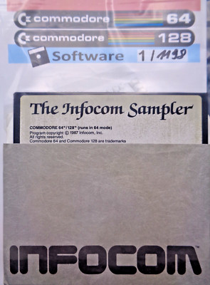 COMMODORE 64/128 -- THE INFOCOM SAMPLER (INFOCOM - DISK)