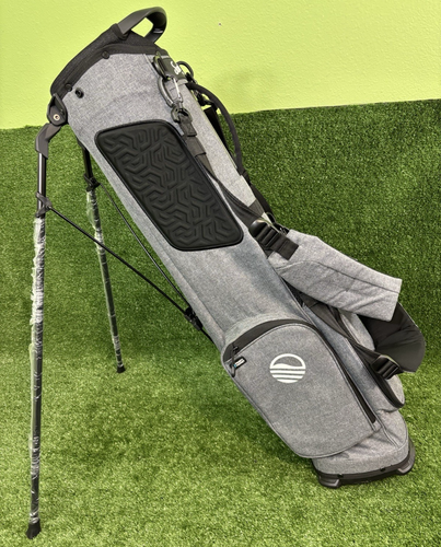 Sunday Golf El Camino Stand Golf Bag New 4 Way Heather Gray - Picture 2 of 6