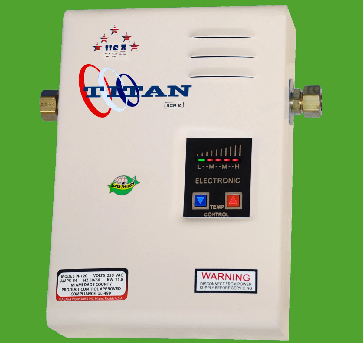 Electric SCR2 Titan N-120 Tankless Water Heater, Brand New, Free Shipping |  eBay