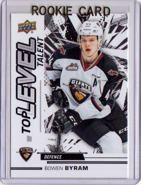 🔥 BOWEN BYRAM 18/19 Upper Deck CHL Rookie Top Level Talent #TL-14