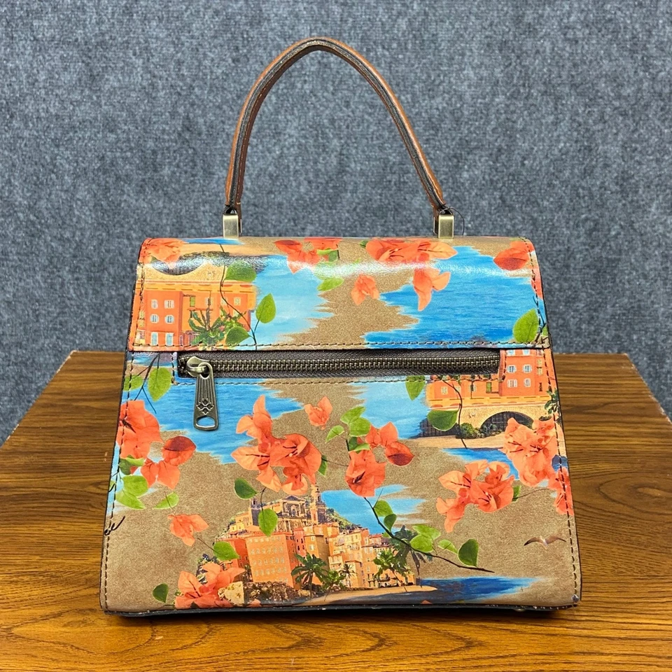 Patricia Nash French Riviera Chauny Top Handle Satchel Handbag Purse Floral NWT - Image 4 of 4