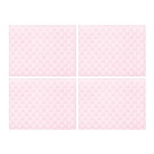 Saleen Rectangular Placemat Set Of 4 Home Kitchen Decor Pastel Rose