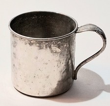 ROGERS 1881 Silverplate Baby Cup - Mug - Childs Vintage Christening