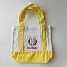 99 Ranch Embroidery Mini Tote Bag (YELLOW) Color