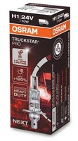 Lampe GlüHbirne H1 24V 70W Osram Truckstar Pro 64155TSP