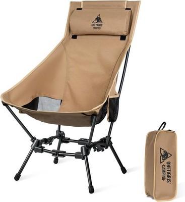 OneTigris Dragonhide Oversized Camping Chair with Pillow Design, Comfortable