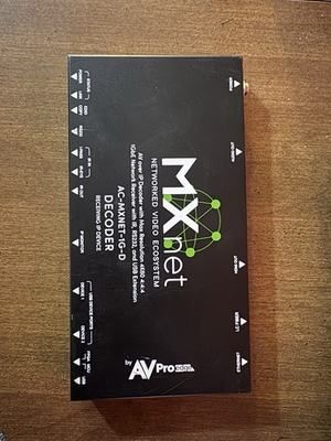 #ad AVPro Edge AC MXNET 1G D MXNet Networked Video Decoder Receiving IP Device $100.00
