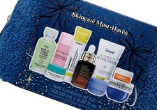 Sephora Favorites SkinCare Must Haves Gift Set 9 Pc Kit w/ Beauty Bag - New