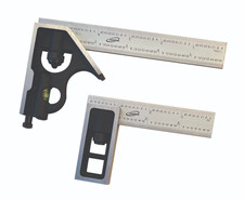 iGaging 6" Combination Square  4" Double Square Set