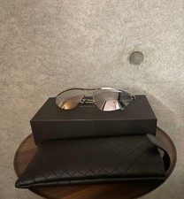 BOTTEGA VENETA Silver Sunglasses Case