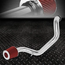 FOR 94-01 ACURA INTEGRA GSR 1-PIECE ALUMINUM COLD AIR INTAKE KIT W/RED FILTER