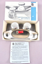 VINTAGE WAGENFELD DESIGN WMF STREUERGARNITUR MAX UND MORITZ NOS OVP SALZ PFEFFER