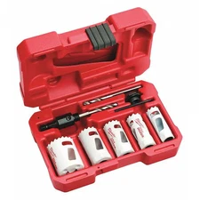 Milwaukee Tool 49-22-4006 Hole Dozer  General-Purpose Hole Saw Kit - 9Pc