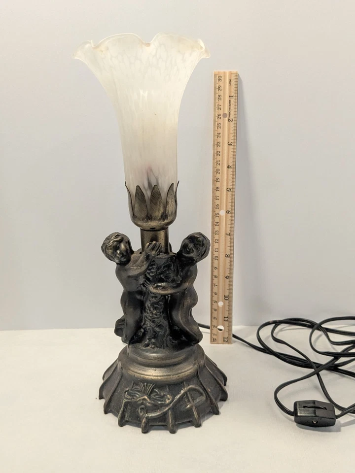 Meyda Tiffany 13" Tall Novelty Table Lamp - Copper - Image 2 of 4