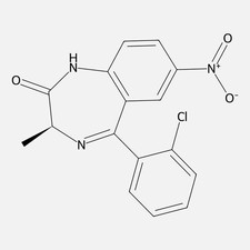 Chemical Structure Diagram - Meclonazapan 20mg Pgsltn