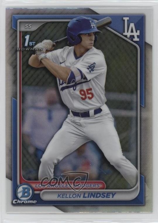 2024 Bowman Draft Chrome Refractor Kellon Lindsey #BDC-24 10z2