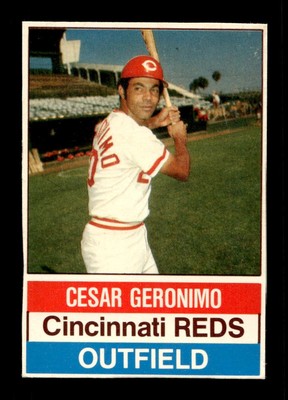 1976 Hostess #150 Cesar Geronimo Reds VG-EX *T6