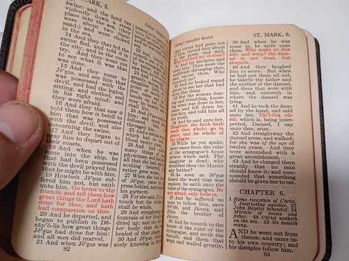 Antique Catholic Key of Heaven 1926 KJV New Testament Miniature Prayer Books - Picture 12 of 12