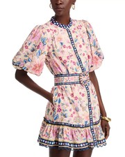 FARM Rio Superbloom Tapestry Mini Dress MSRP $230