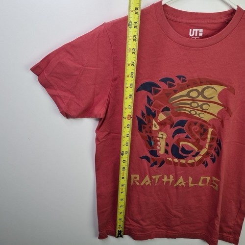 Uniqlo UT Men’s Monster Hunter Rathalos Anniversary Capcom T-Shirt Red Sz S - Picture 6 of 8