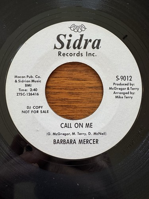 #ad #ad Barbara Mercer quot;Call On Mequot; So Real Northern Soul 45 Sidra 7” Funk Promo VG $168.88