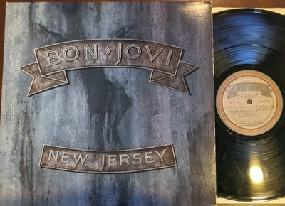 BON JOVI: NEW JERSEY Vinyl Record Album LP (1988, PolyGram) GD+ free shpg