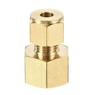 Brass Compression Tube Fitting G3/8 Female Thread x 6mm Tube OD
