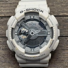 CASIO G SHOCK GA 110C White White Analog Digital Watch