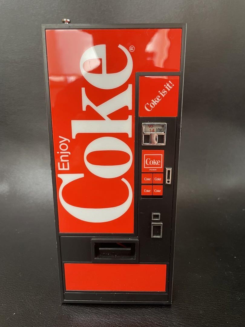 Coca-Cola Vending Machine AM/FM Radio with Box JAPAN JP