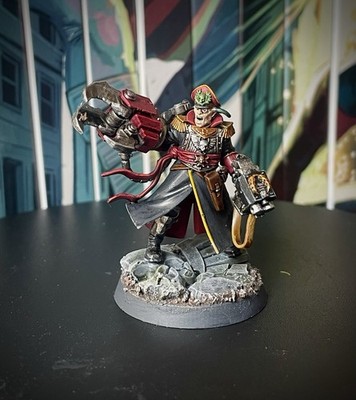 Commissar Yarrick PAINTED WARHAMMER ASTRA MILITARIUM 40K GAMES WORKSHOP 40000