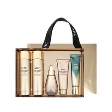 AHC Vital Golden Collagen Skin Care Set 5pcs Toner Emulsion Cream Ampoule Eye