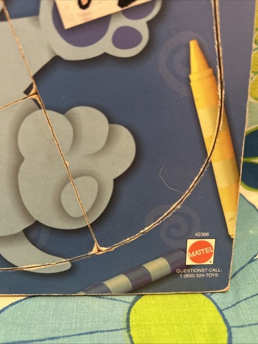 Vintage Mattel Blues Clues Wooden Kids Puzzle No 42366 - Picture 3 of 7