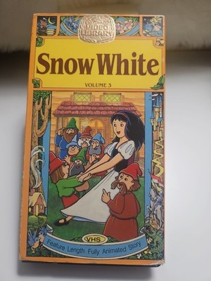 Snow White Volume 3 VHS 1989, Gtk/Nippon Animate/Saban Productions Vintage 