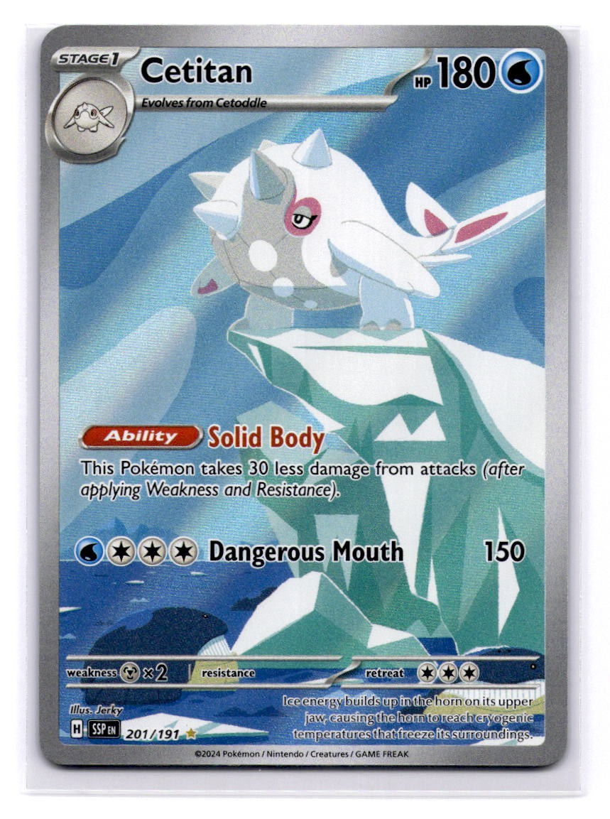 Cetitan Illustration Rare SV08: Surging Sparks 201/191 LP-NM