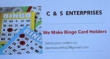 Handmade (Made To Order) Wooden Bingo Card Ho...