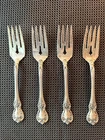 Towle Old Master Sterling Silver Salad Forks Set of 4 Monogram V