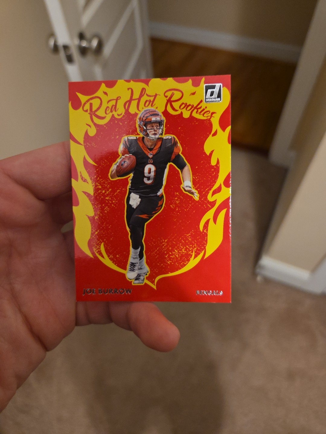 2020 Panini Donruss Joe Burrow Red Hot Rookies #RH-JB