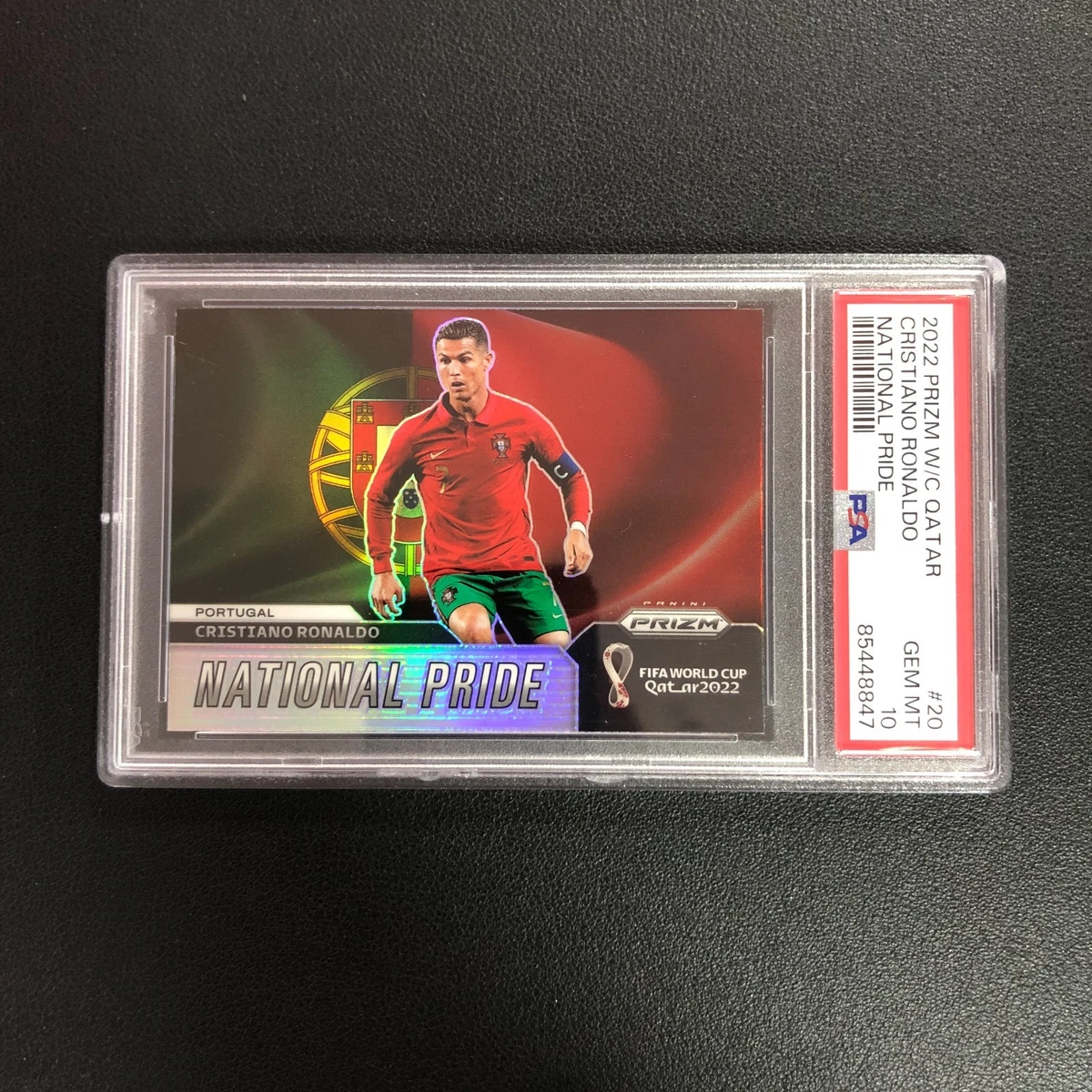 2022 Panini Prizm World Cup Qatar - Cristiano Ronaldo #20 for sale