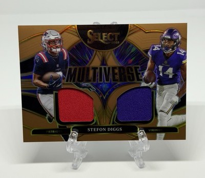 2025 SELECT FOOTBALL STEFON DIGGS MULTIVERSE BRONZE PRIZM/49 MVJ- SDS