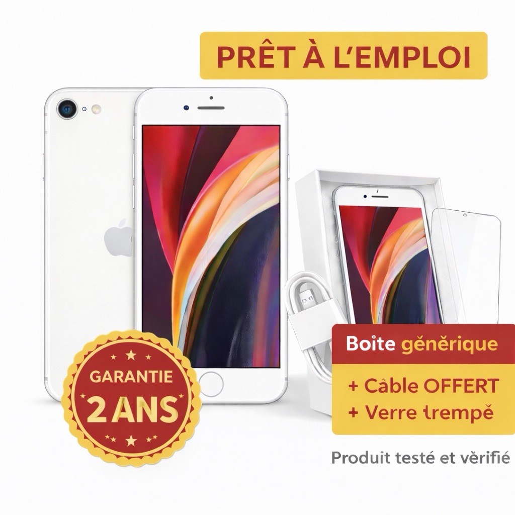 APPLE iPhone SE 2022 64 Go Blanc Reconditionné