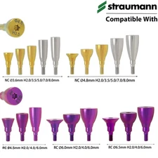 US Dental Healing Abutment Healing Closure Caps NC/RC Straumann ITI Bone Level