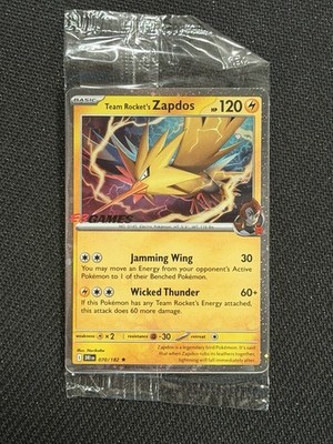EB Games Team Rocket s Zapdos Destined Rivals Stamped Promo SEALED (US Seller)