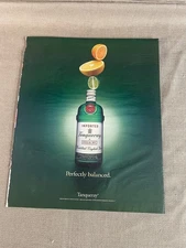 Tanqueray Gin Perfect Back Flip With A Twist magazine advertisement ad