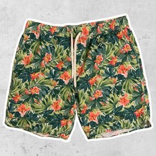 Fair Harbor Men's Tropical Hibiscus Swim Shorts  XXL