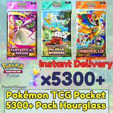 【INSTANT AUTO SEND】 Pokemon TCG Pocket Trading Card Game with 5300+ Hourglass